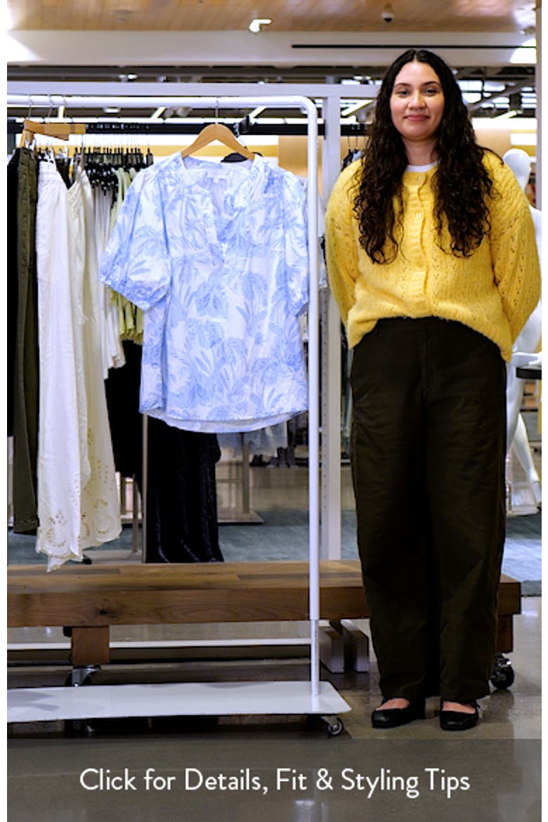 Poly Leaf Neli Puff Sleeve Cotton Top video