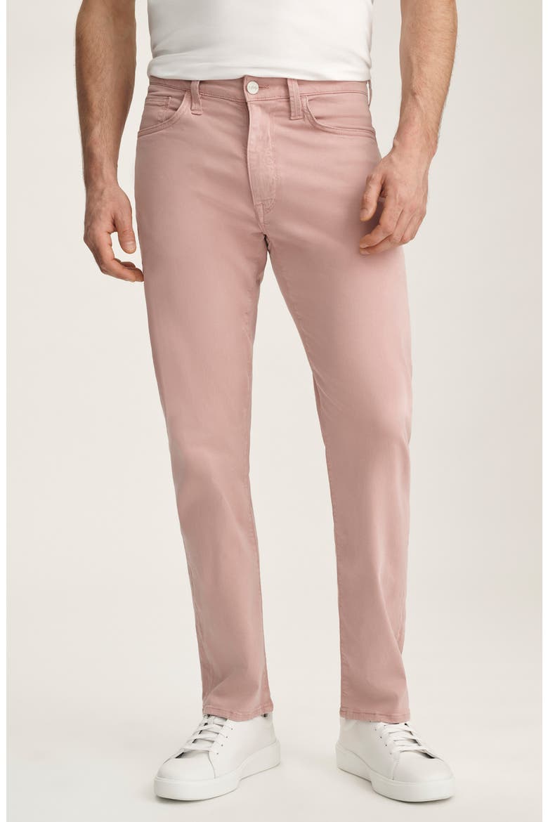 Courage Stretch Twill Straight Leg Pants, Main, color, PINK TWILL
