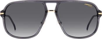 60mm Gradient Square Sunglasses