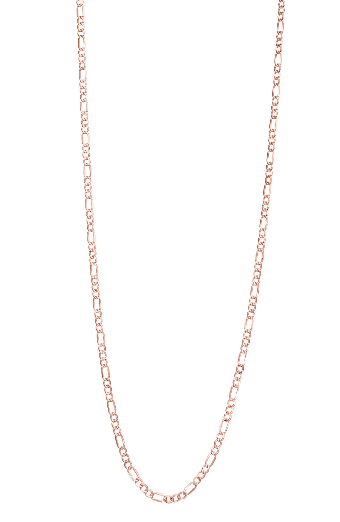 FZN 10k Gold 18 Inch Figaro Chain Necklace