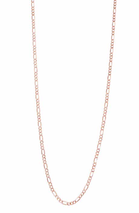 FZN 10k Gold 18 Inch Figaro Chain Necklace
