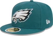 New Era Youth New Era Midnight Green Philadelphia Eagles Main 59FIFTY Fitted Hat