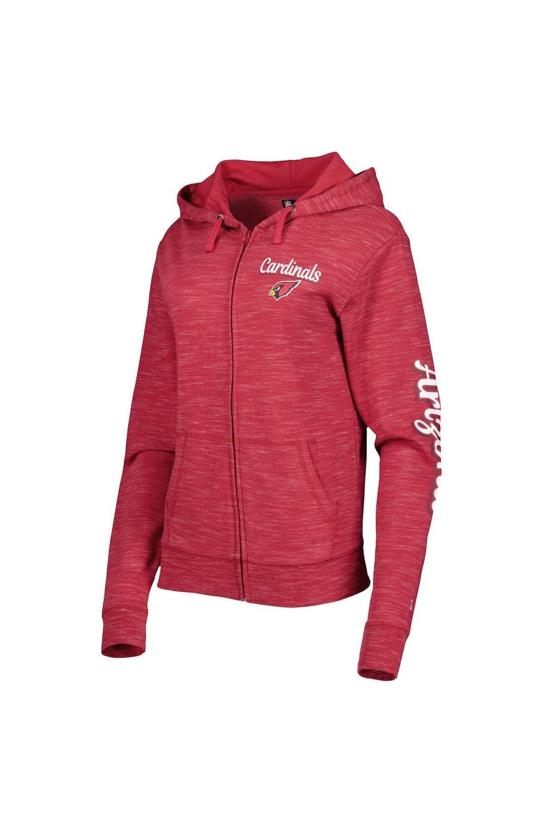 New Era Women's New Era Cardinal Arizona Cardinals Reverse Full-Zip Hoodie, Alternate, color, 