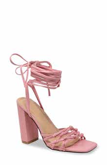 CHASE AND CHLOE Lyria Ankle Wrap Sandal