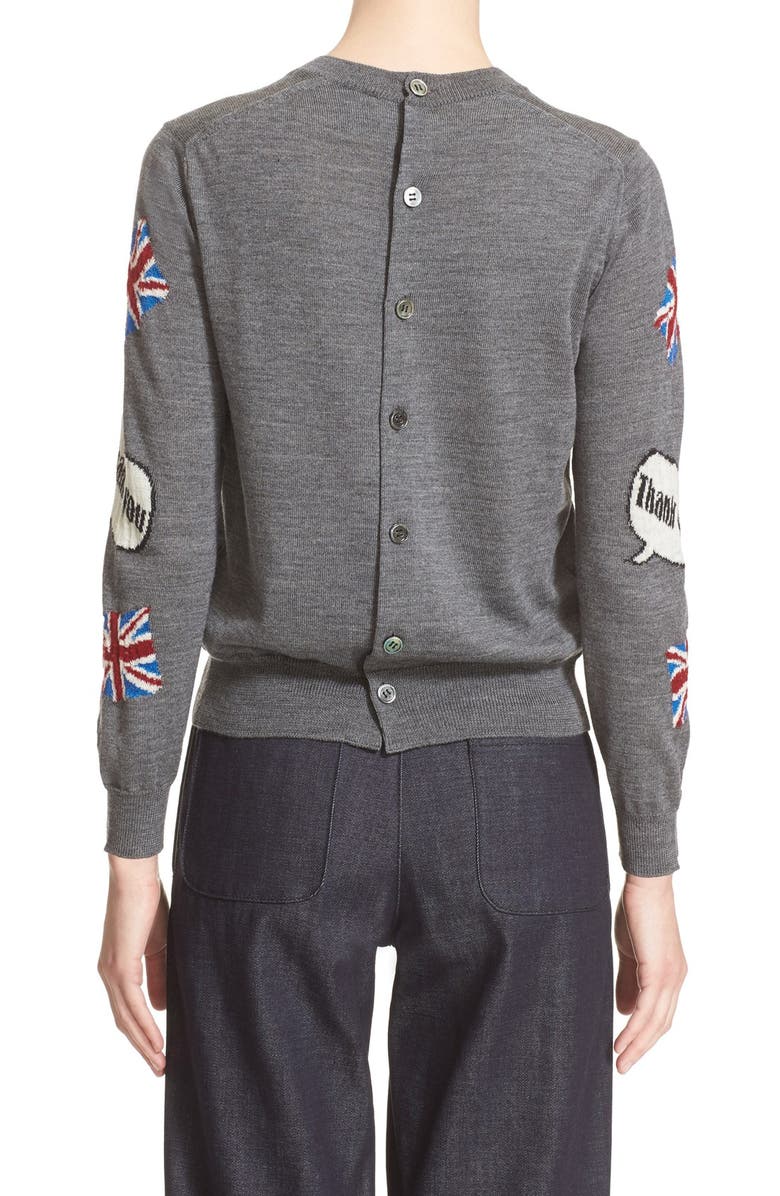 Tao Comme des Garçons Tricot Comme des Garçons Intarsia Knit Sweater, Alternate, color,