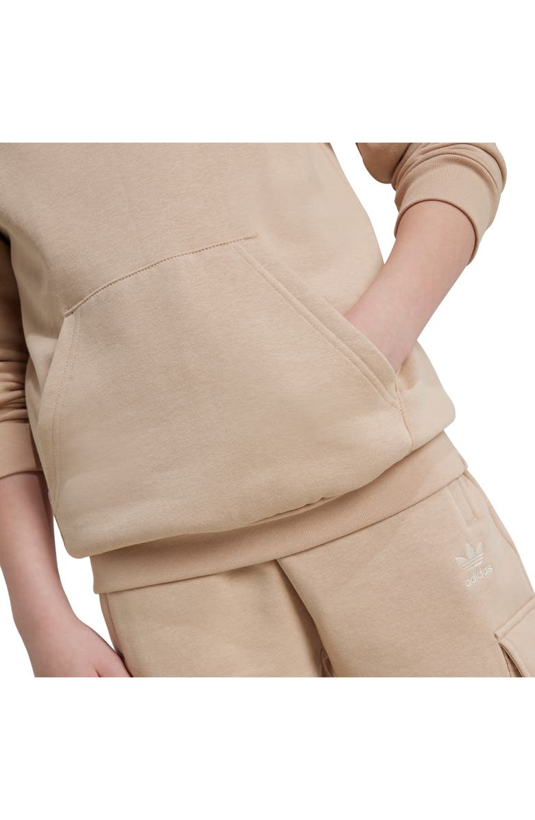 adidas Kids' Logo French Terry Hoodie, Alternate, color, 