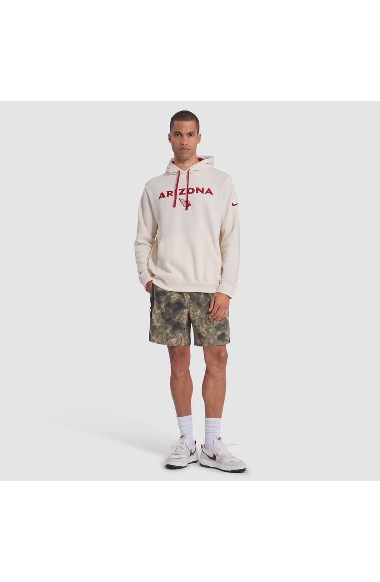 Nike Men's Nike Natural Arizona Cardinals 2025 Rivalries Collection Club Hoodie, Alternate, color, Natural