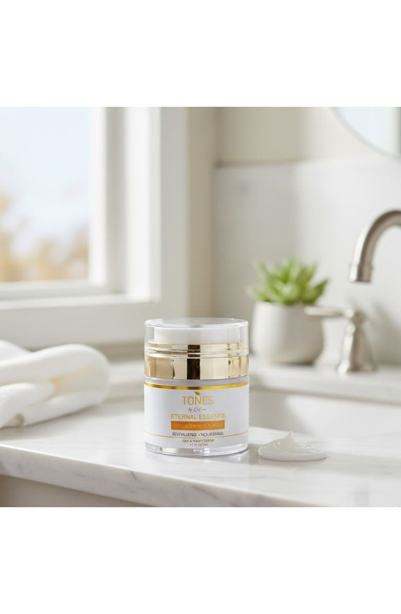 TONES by Cocoa Eternal Essence Collagen Moisturizer Hydrating Anti-Aging Cream 50ml, Alternate, color, White And Orange