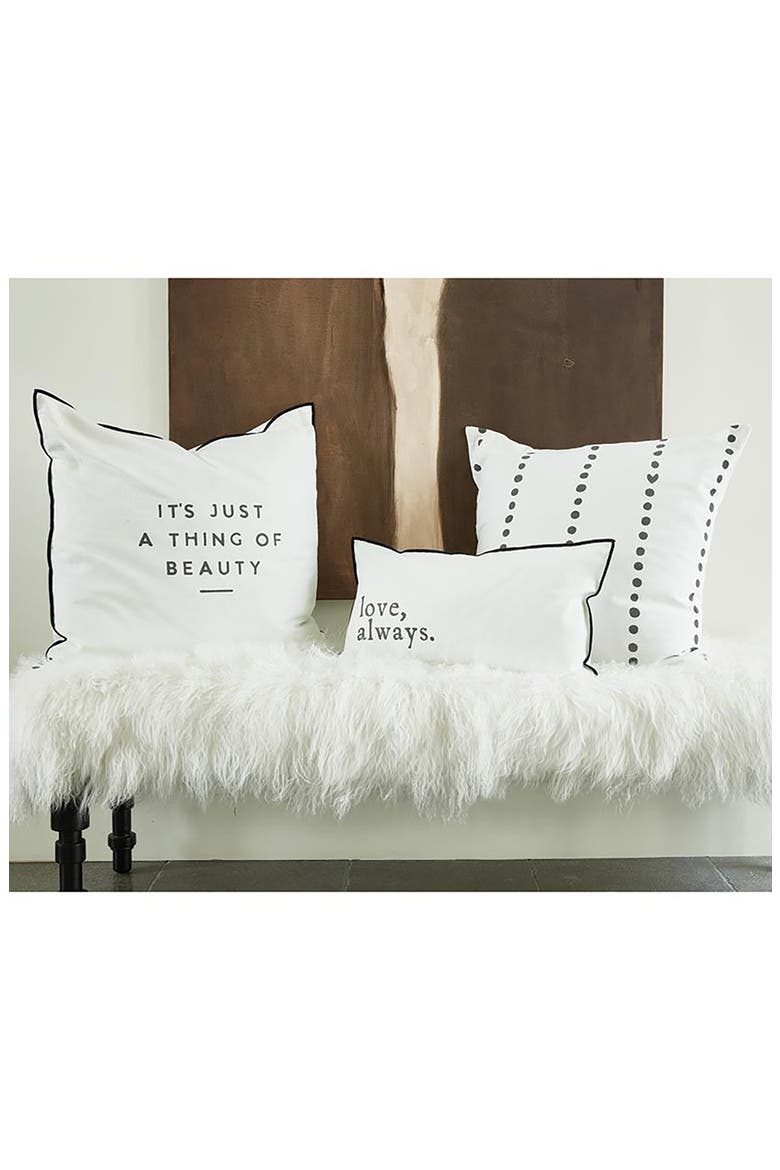 Just a Thing of Beauty Euro Sham, Alternate, color, WHITE