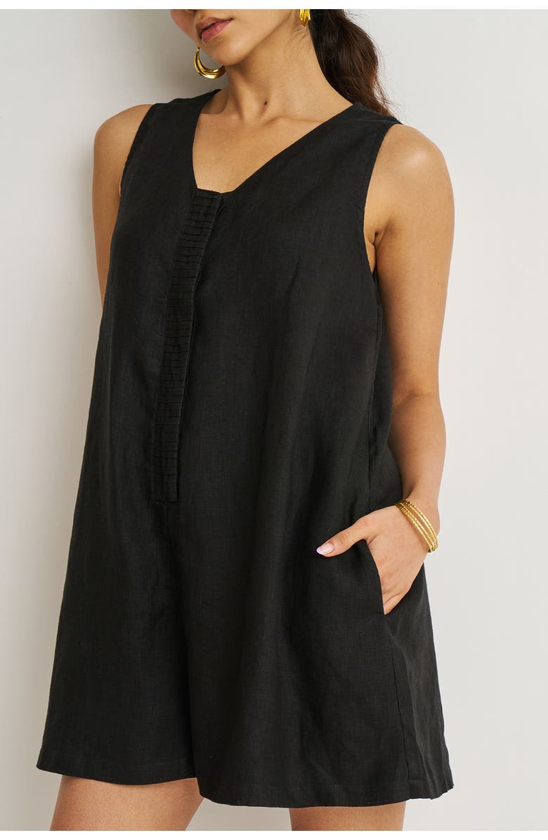Reistor Romp and Play Romper, Alternate, color, Black