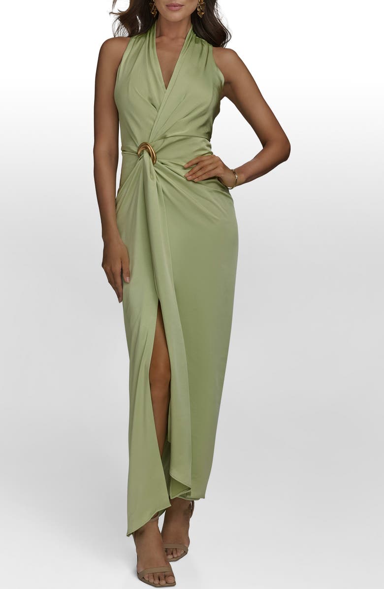 Donna Karan New York Twist Front Cocktail Dress, Main, color, 