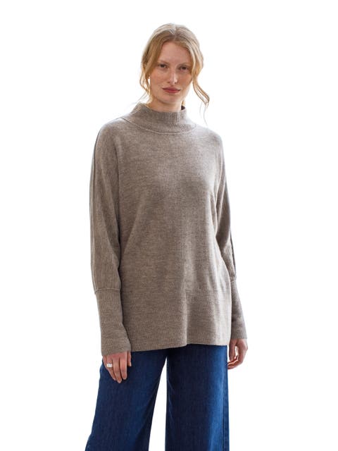 Drape Funnel Neck Sweater