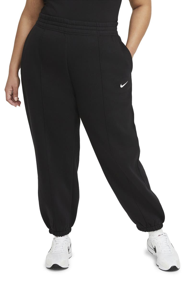 Sportswear Fleece Sweatpants, Main, color, BLACK/ WHITE