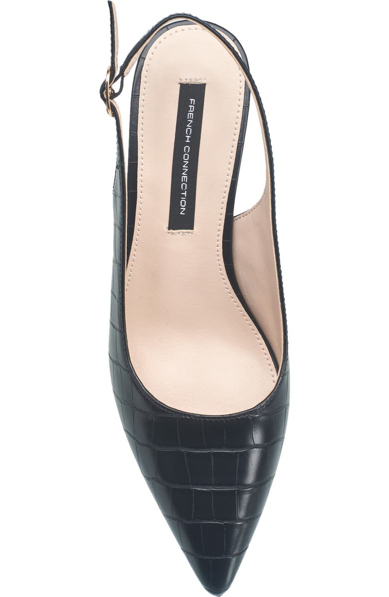 French Connection Brenna Croco Heel, Alternate, color,