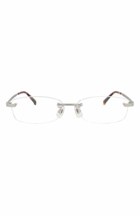 Dunhill 56mm Rimless Rectangular Optical Glasses