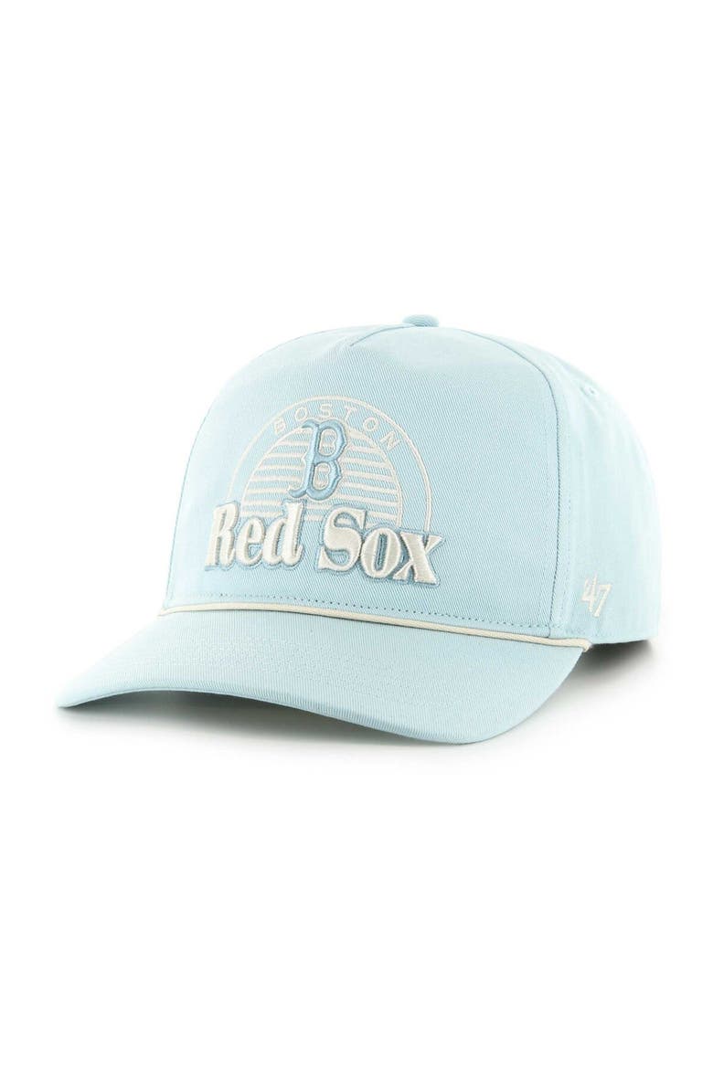 Men's '47 Light Blue Boston Red Sox Wander Hitch Adjustable Hat, Main, color, Light Blue