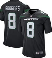 Nike Men's Nike Aaron Rodgers Black New York Jets Game Jersey