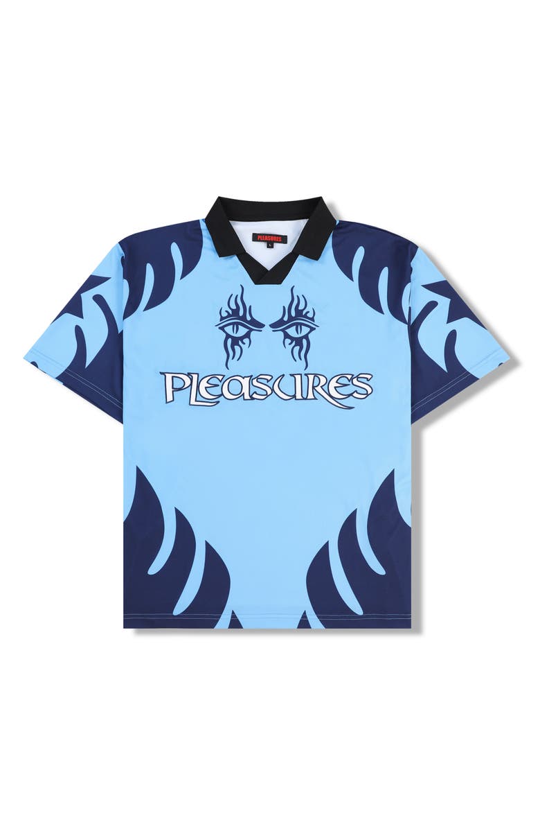 PLEASURES Afterlife Mesh Soccer Jersey, Alternate, color, 