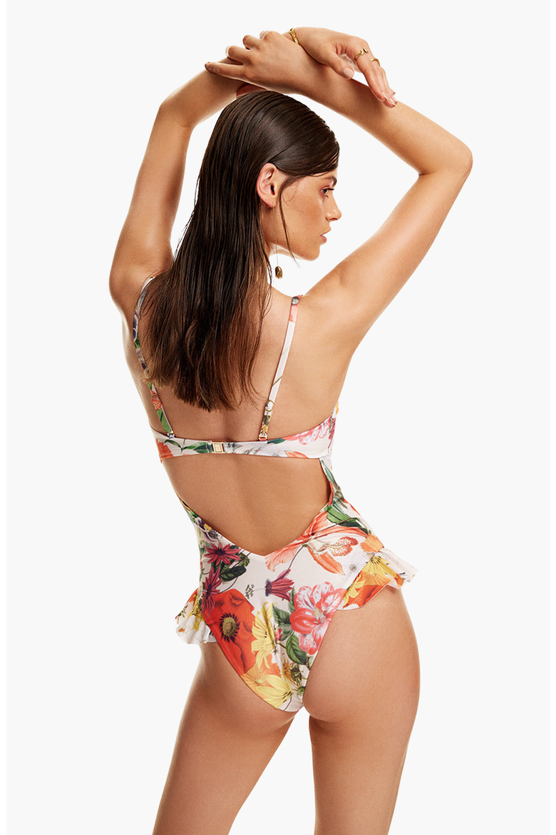 Vivienne Swimsuit, Alternate, color, Printed Ecru