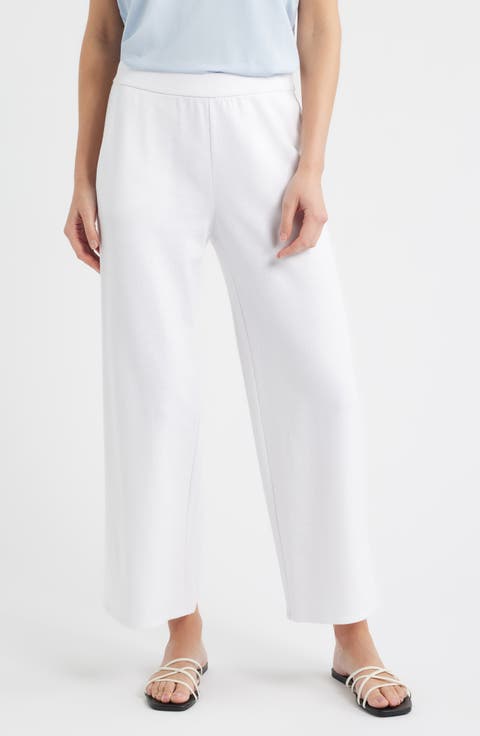 Wide Leg Organic Cotton Terry Pants