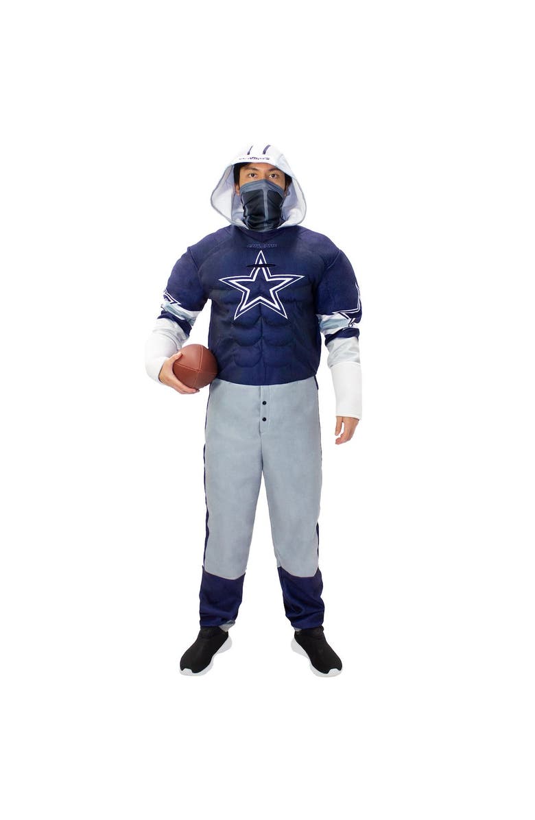 JERRY LEIGH Men's Navy Dallas Cowboys Game Day Costume, Main, color, Navy