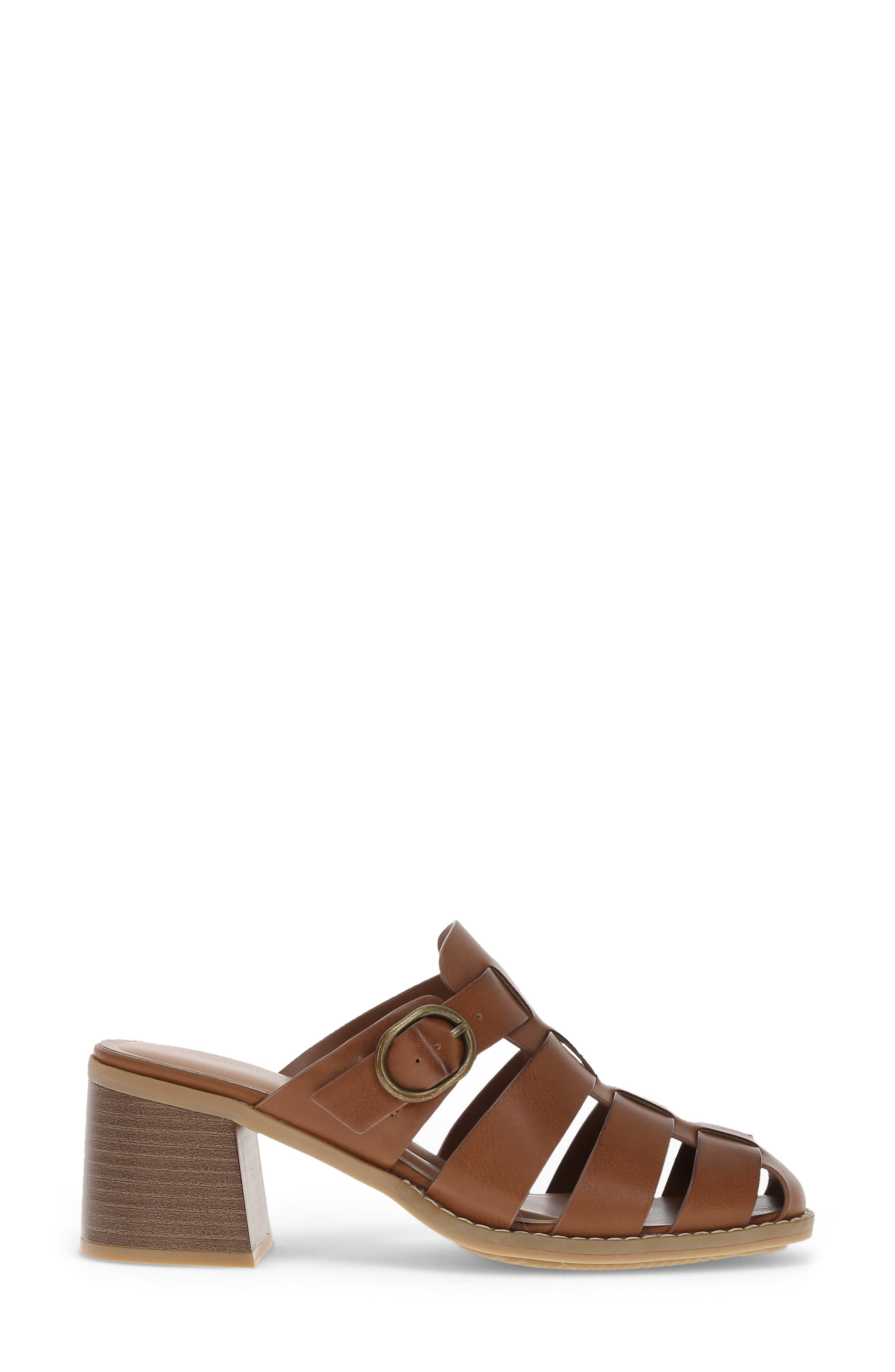 Whitnie Block Heel Sandal, Alternate, color, DARK BEECHNUT