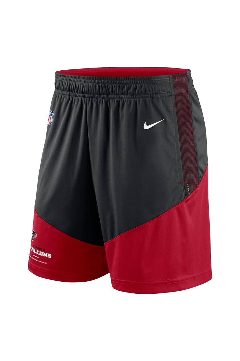 Men's Nike Black/Red Atlanta Falcons Sideline Primary Lockup Performance Shorts, Alternate, color, Black
