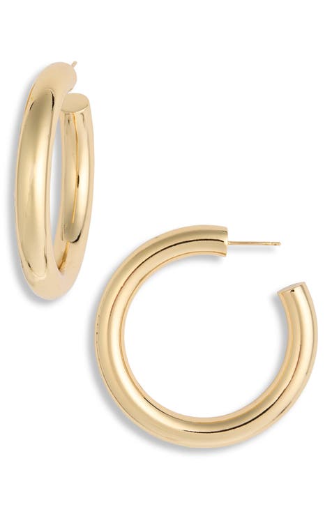 Tube Hoop Earrings