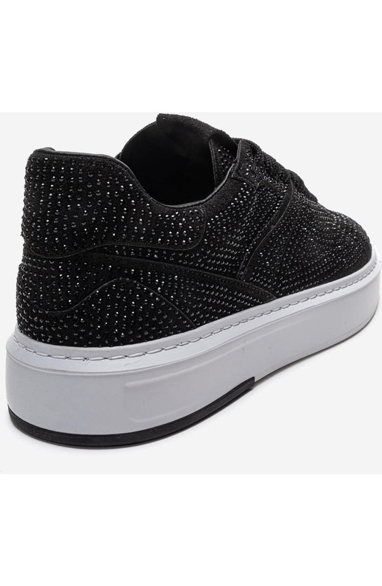 Prologue Shoes Berina Embellished Sneaker, Alternate, color, Black Suede