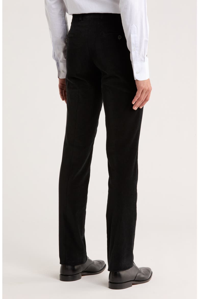 Yves Stretch Cotton Pants, Alternate, color, BLACK
