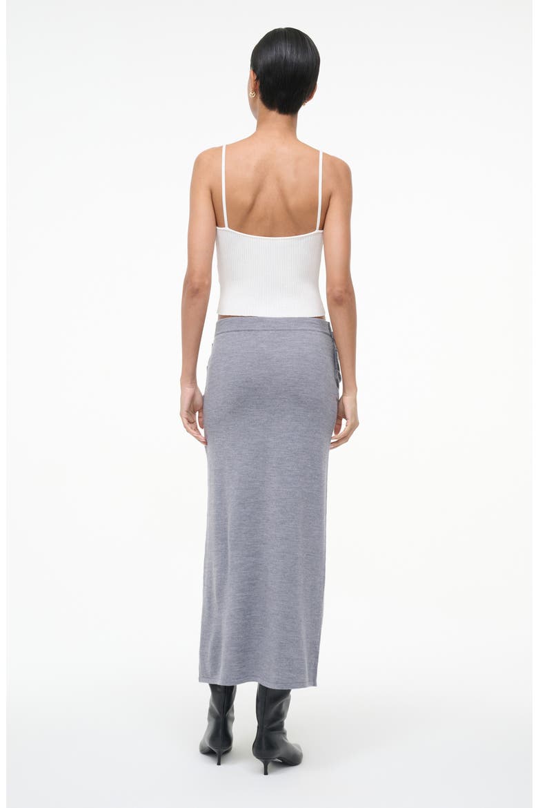 Wilma Merino Wool Skirt, Alternate, color, HEATHER GREY