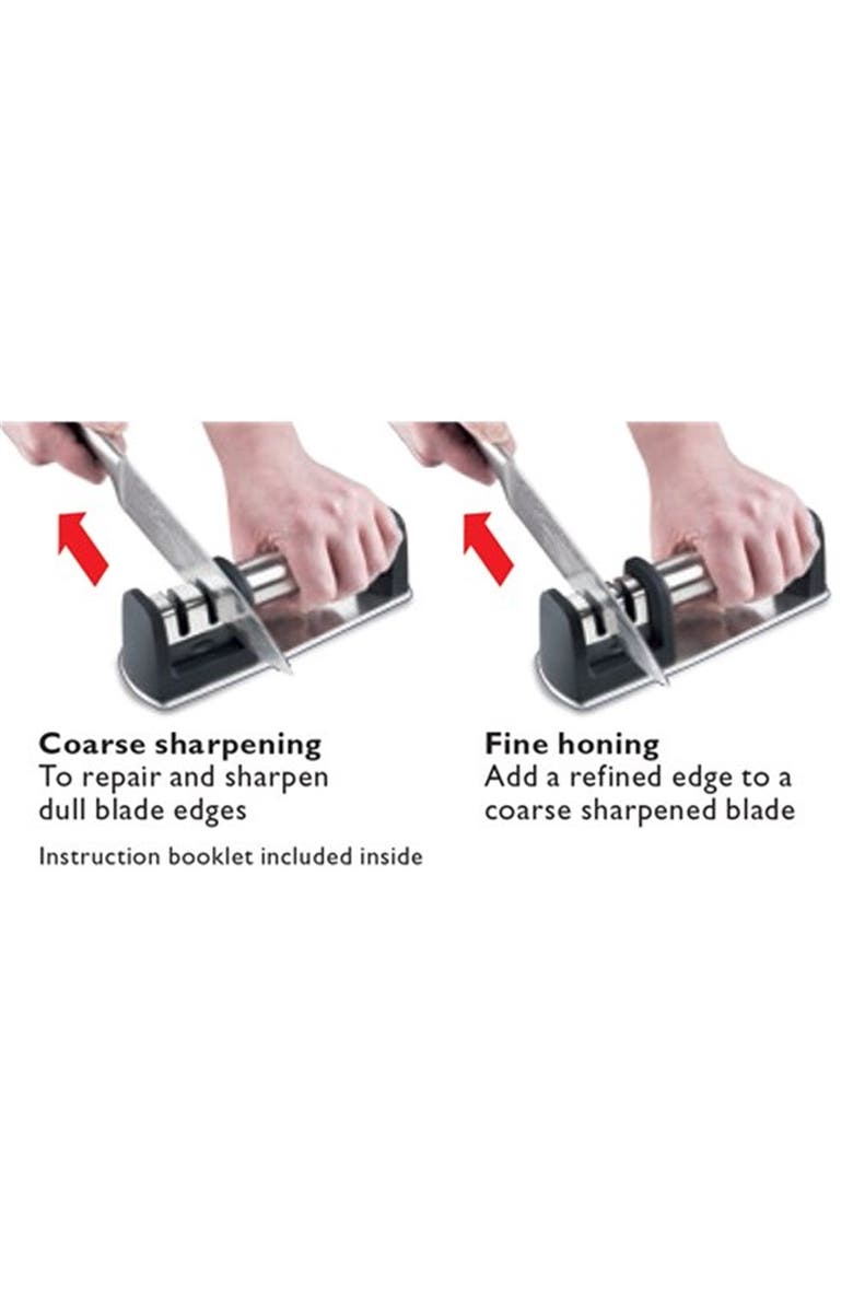 Cuisine::pro<sup>®</sup> Damashiro<sup>®</sup> 2-Step Knife Sharpener, Alternate, color, Black