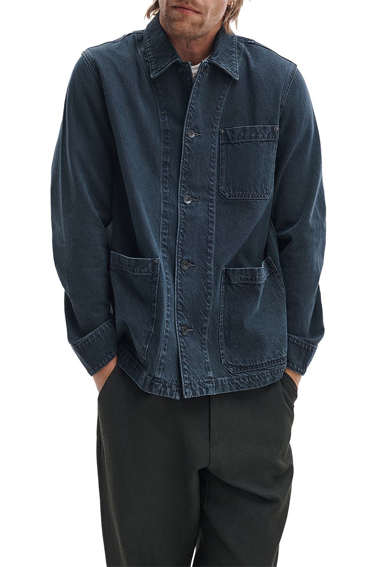 Evan Denim Chore Jacket, Alternate, color, MINNA