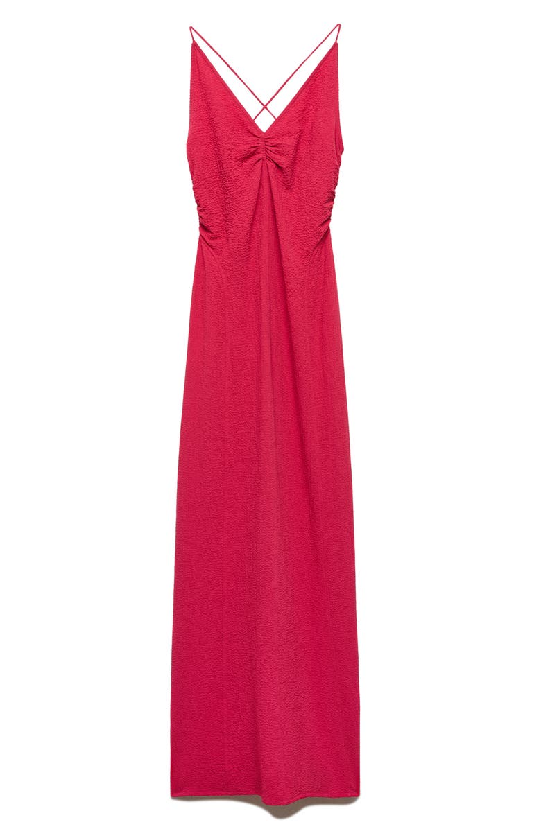 MANGO Textured Maxi Dress, Alternate, color, 