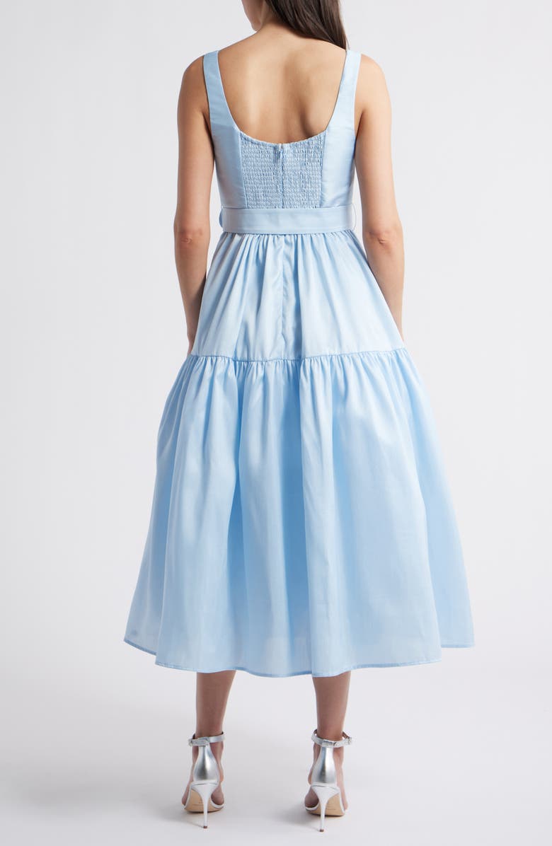 Hutch Belted Tiered Dress, Alternate, color, Sky