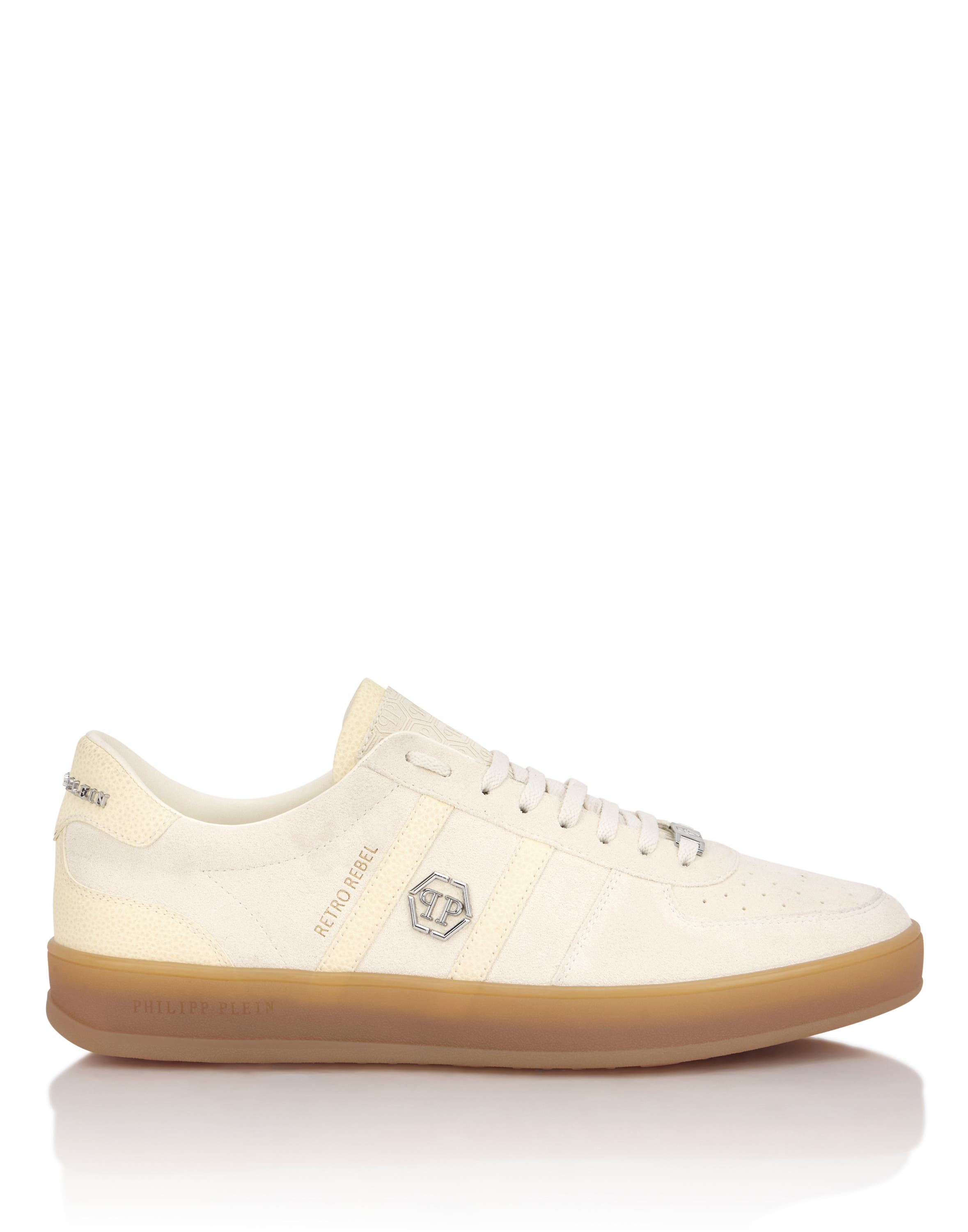 Low-Top Sneakers Retro Rebel Unisex, Alternate, color, white