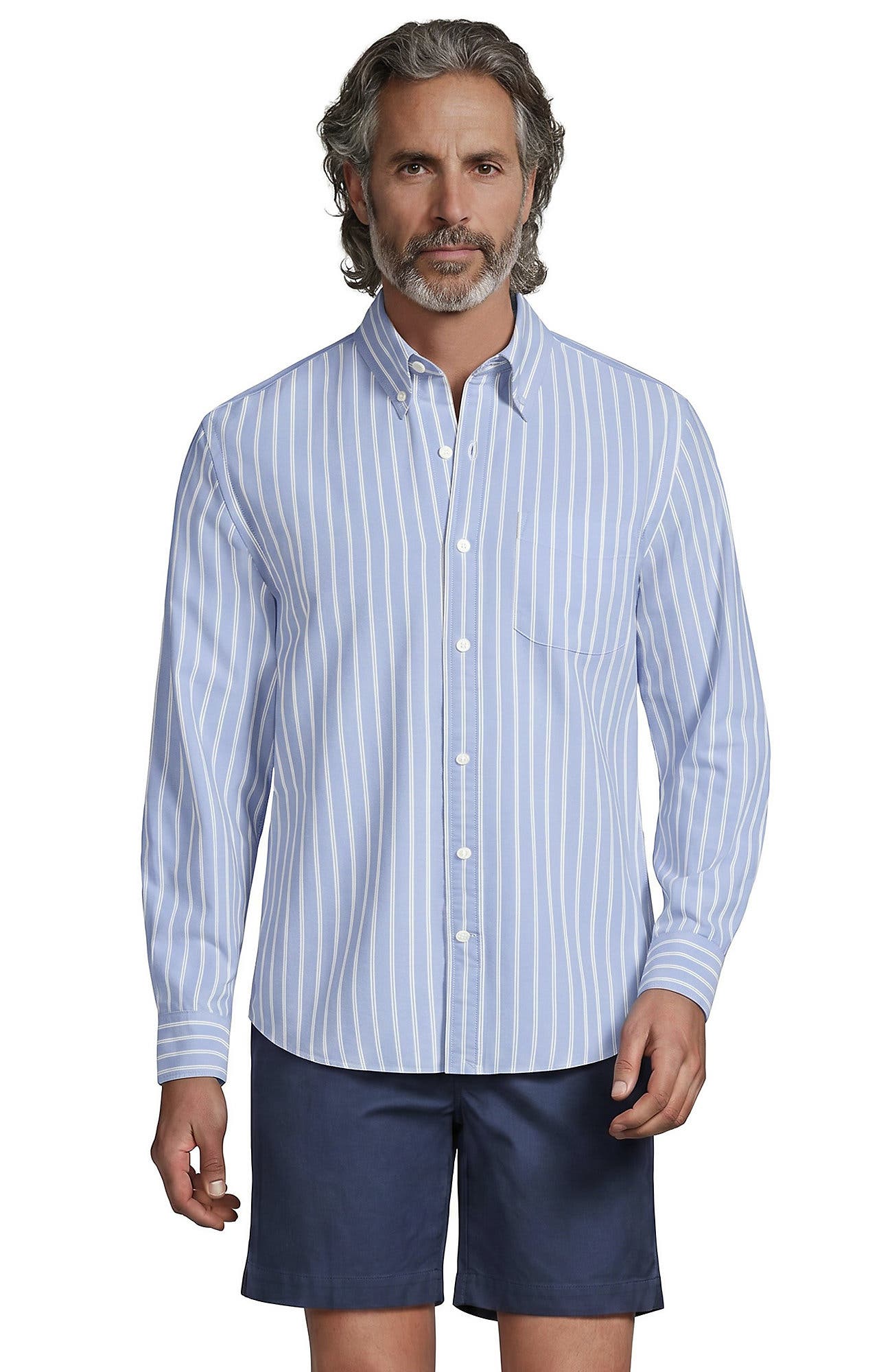 Soft French Blue Stripe