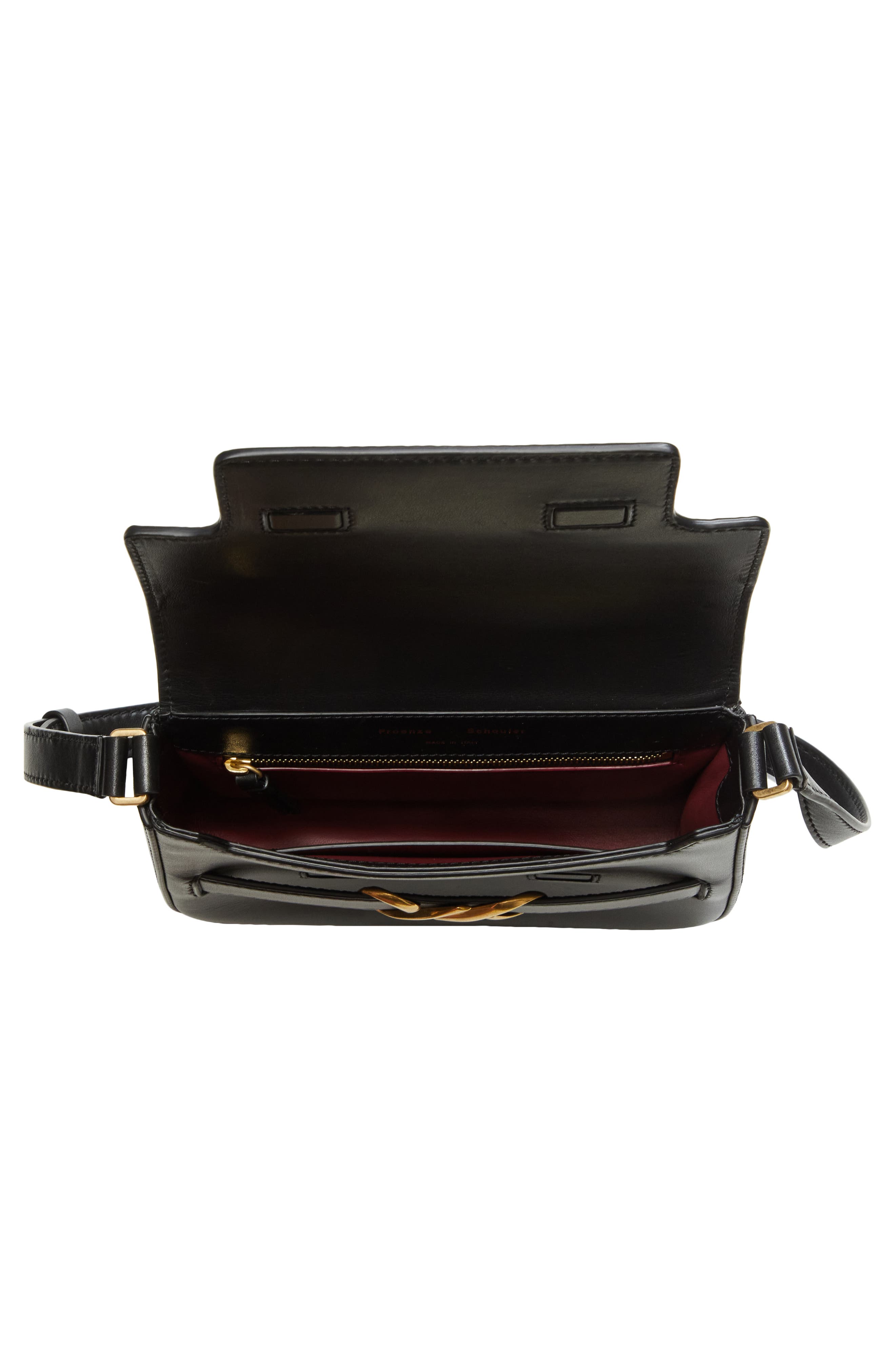 Proenza Schouler Box Leather Shoulder Bag, Alternate, color, 