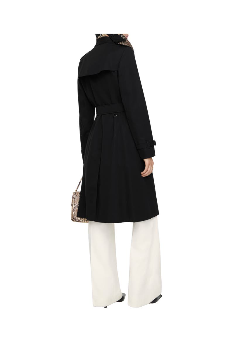 Long Chelsea Heritage Trench Coat, Alternate, color, Black