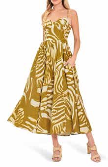 Print Midi Dress