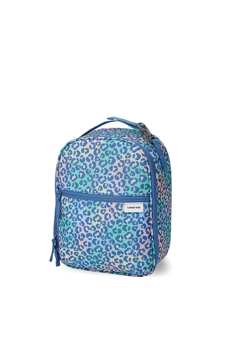 Kids Insulated Soft Sided Lunch Box, Main, color, Pastel Cheetah
