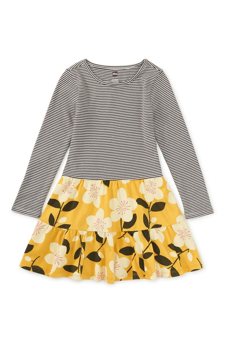 Tiered Skirted Twirl Dress, Main, color, Plum Blossom