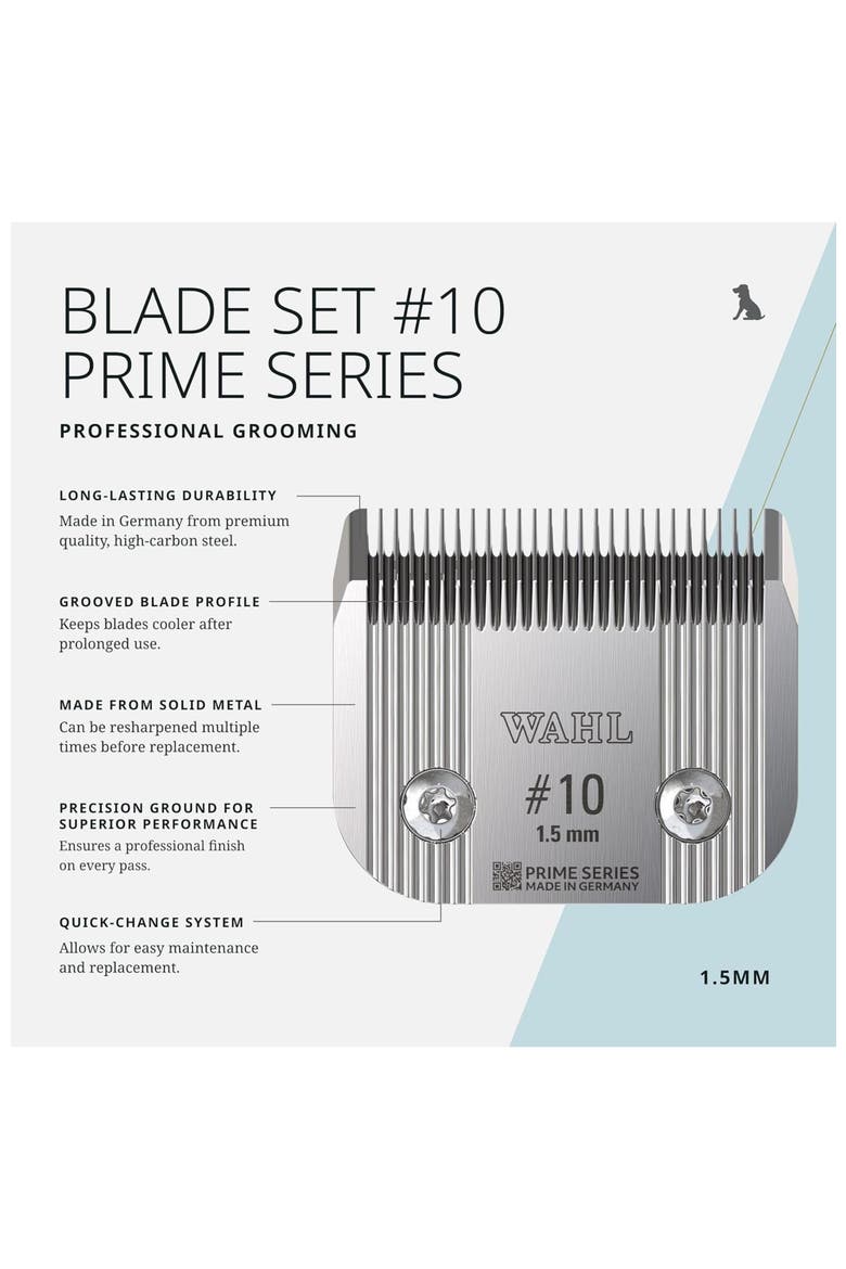 Fine Tooth Pet Clipper Blade for Horses, Cats & Dogs  1.5 mm, Alternate, color, Chrome
