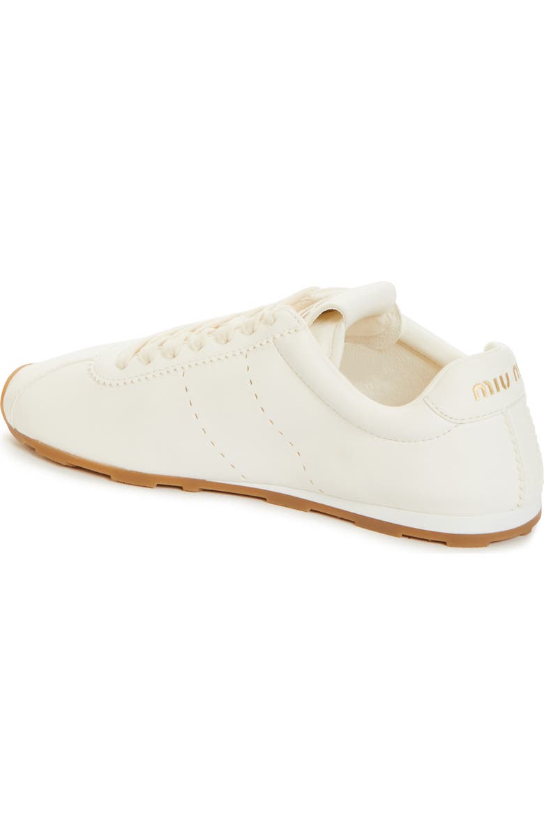 Miu Miu Leather Low Top Sneaker, Alternate, color,
