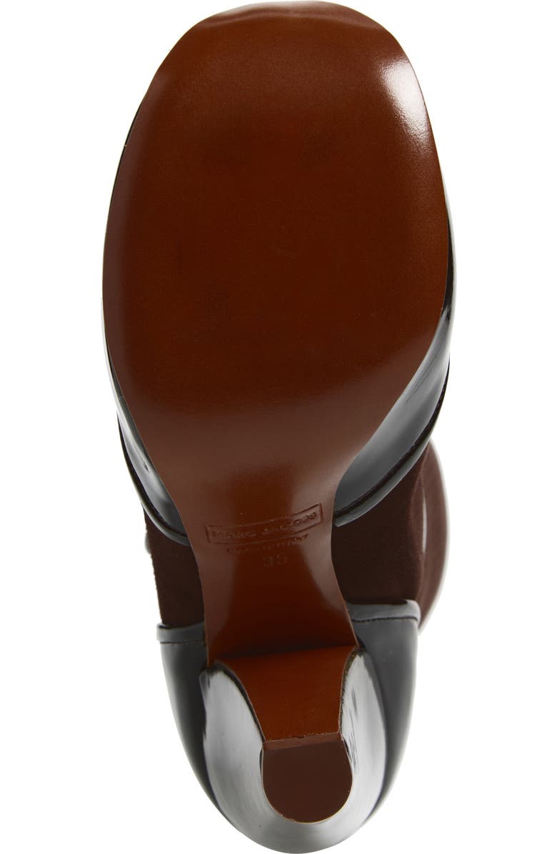 Marc Jacobs Platform Slouch Boot, Alternate, color, Brown