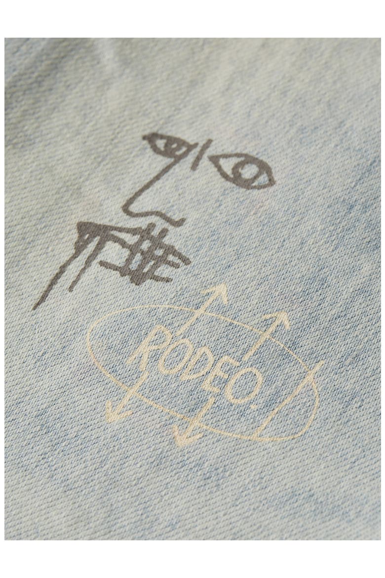 Kids' x Basquiat The Pitch Loose Jeans, Alternate, color, TEXAS BLUE
