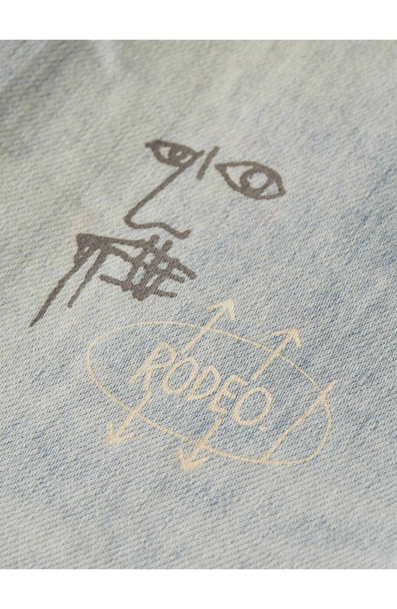 Scotch & Soda Kids' x Basquiat The Pitch Loose Jeans, Alternate, color, Texas Blue