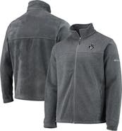 Columbia Men's Columbia Brooklyn Nets Heathered Charcoal Flanker Full-Zip Jacket