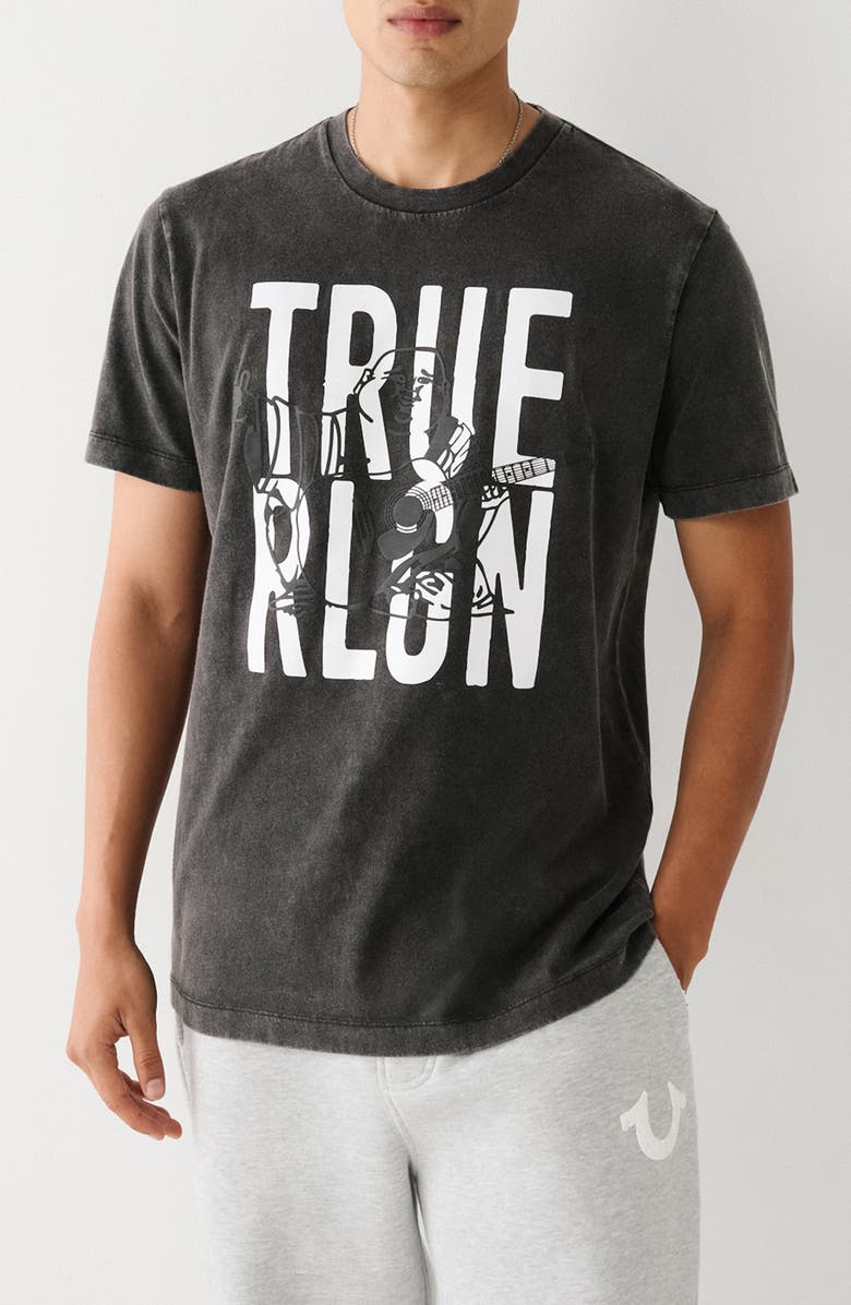 True Religion Buddha Graphic T-Shirt, Main, color,