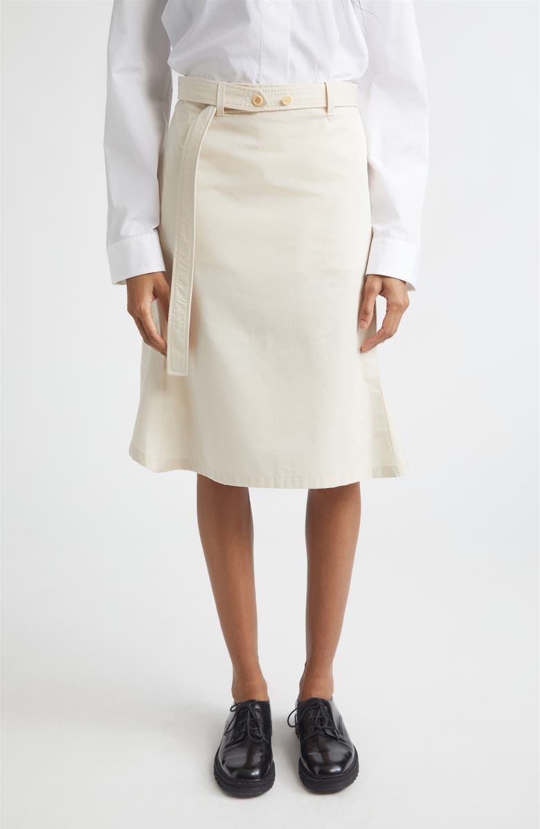 RIER Cotton Utility Skirt, Main, color, Ivory